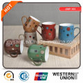 Förderung-neuer Knochen-China-Kaffeetasse Farbe glasiert